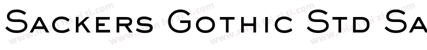 Sackers Gothic Std Sackers Gothic S字体转换